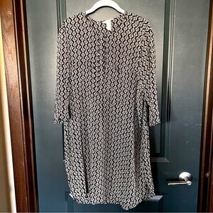 H&M Black-and-white dress